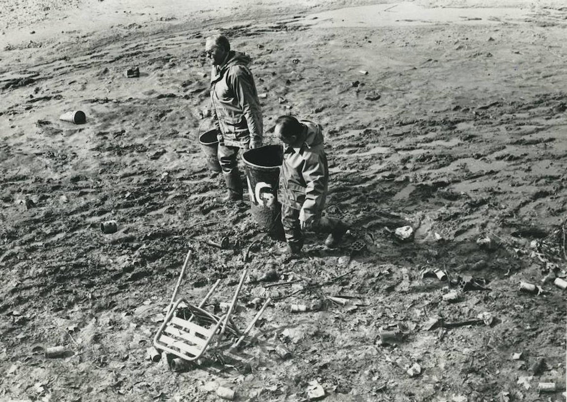 7. La limpieza del lago permitió rebajar dos metros el fondo de la balsa de agua