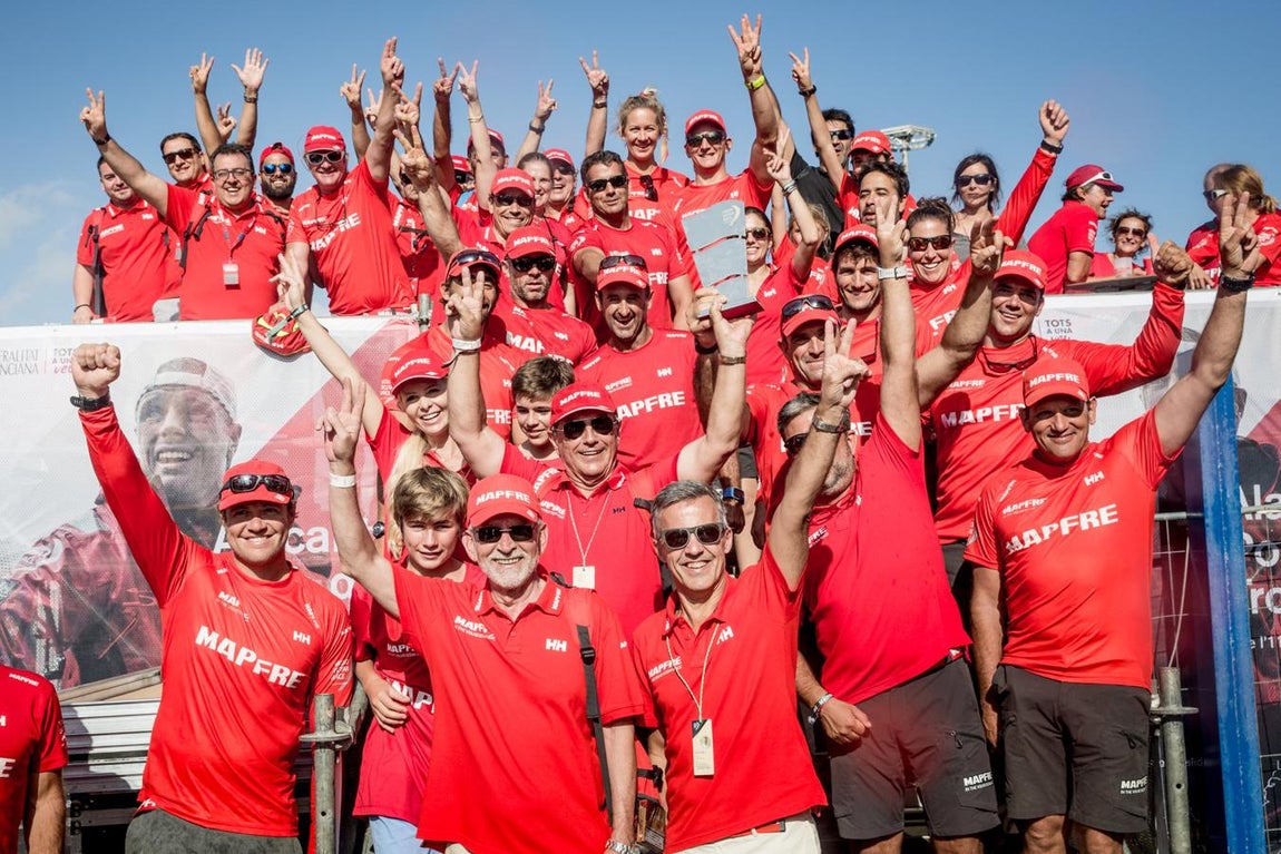 La costera del «Mapfre» en fotos