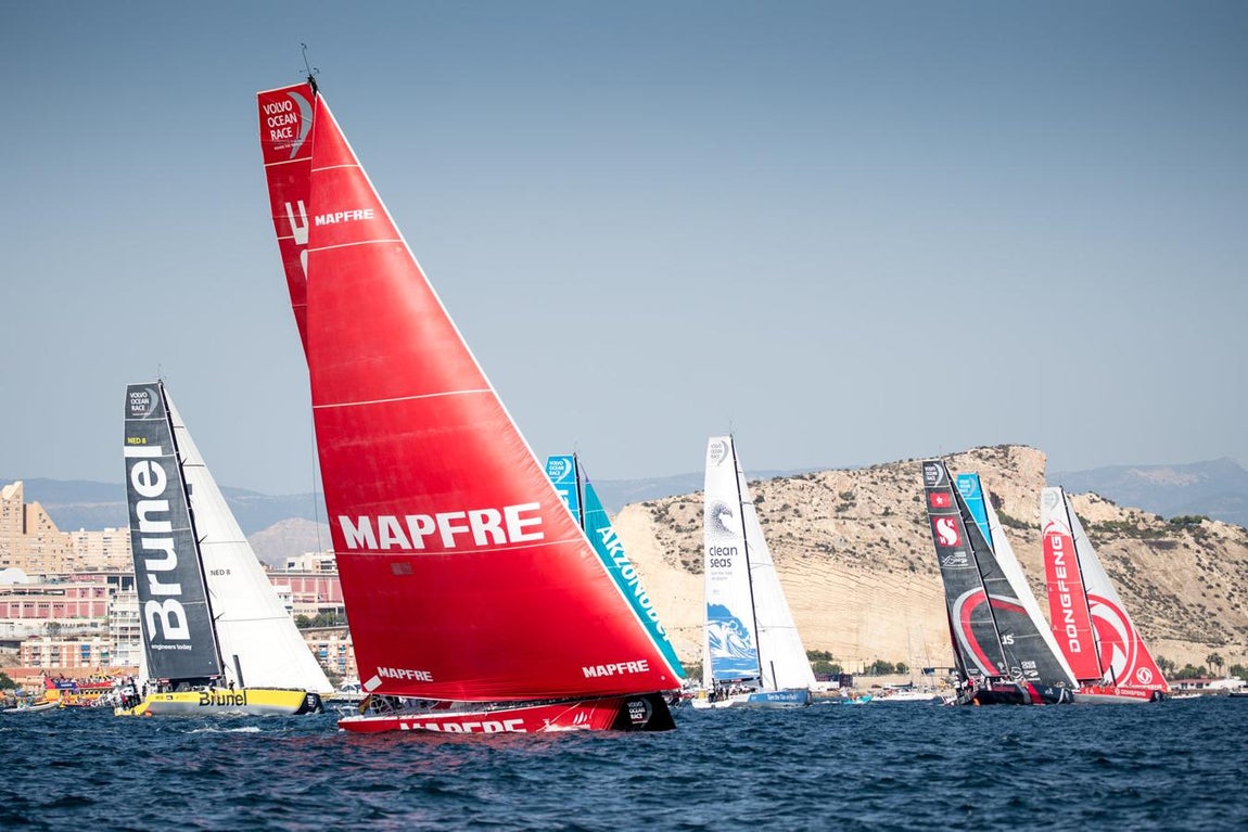 La costera del «Mapfre» en fotos