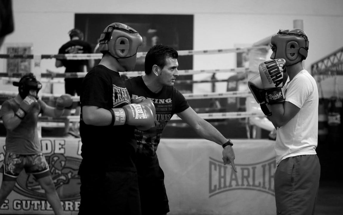 El boxeo y kickboxing de Córdoba, en blanco y negro