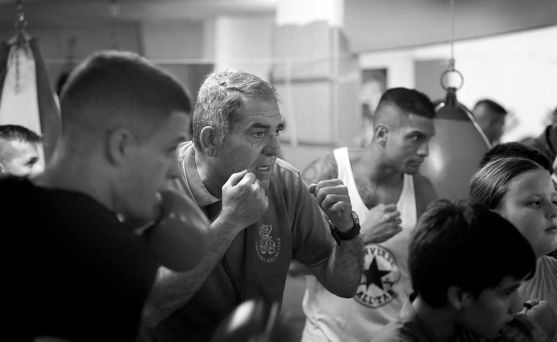 El boxeo y kickboxing de Córdoba, en blanco y negro