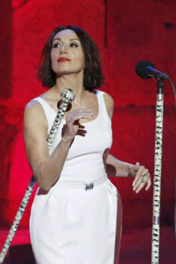 La cantante Luz Casal. 