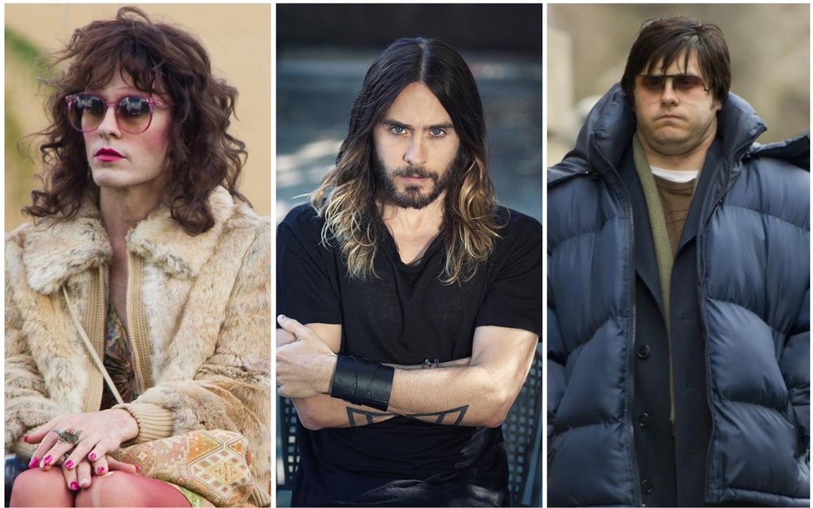 Jared Leto. Otro actor que engordó para un papel y dejó al mundo con la boca abierta. El tradicionalmente livano Jared Leto subió 30 kilos su peso para encarnar a Mark David Chapman, el asesino de John Lennon. La comidilla tras la trastienda de la película «Chapter 27» es que Leto, en ocasiones, necesitaba moverse en silla de ruedas ante un desfase de volumen tan considerable. Pero su cambio más sorprendente lo vimos en «Dallas Buyers Club» cuando adelgazó casi 14 kilos y se pintó las uñas de rosa.