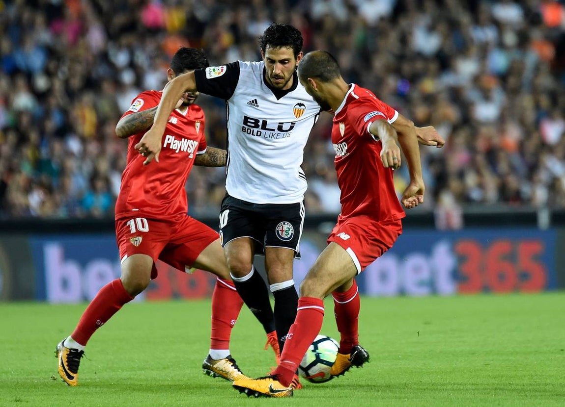 Las imágenes de la derrota del Sevilla FC ante el Valencia
