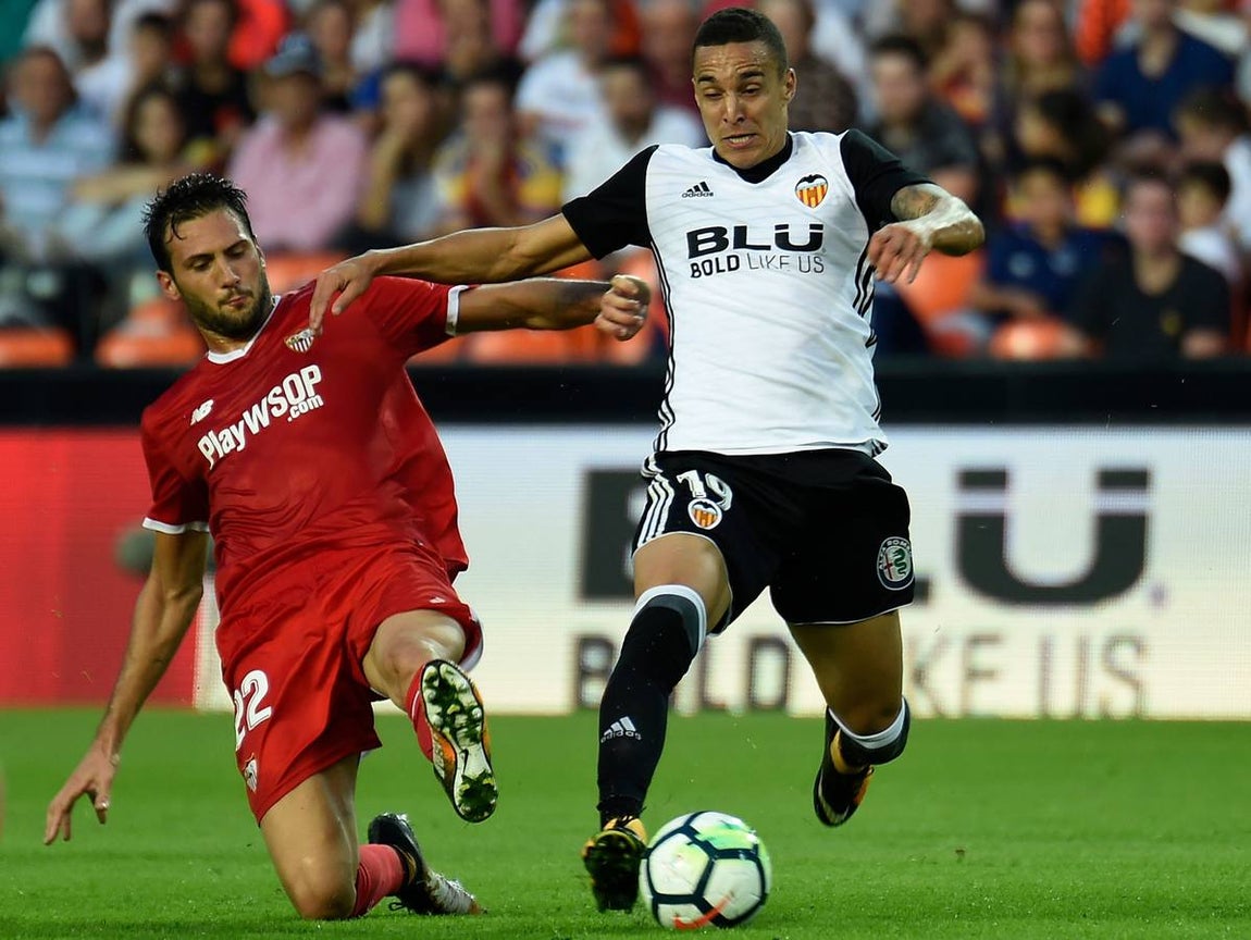 Las imágenes de la derrota del Sevilla FC ante el Valencia