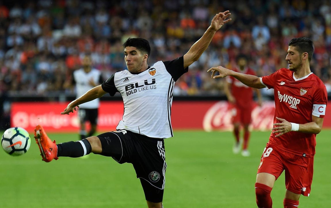 Las imágenes de la derrota del Sevilla FC ante el Valencia