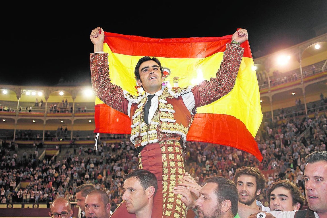 Miguel Ángel Perera, en la Feria de Otoño de Madrid. 