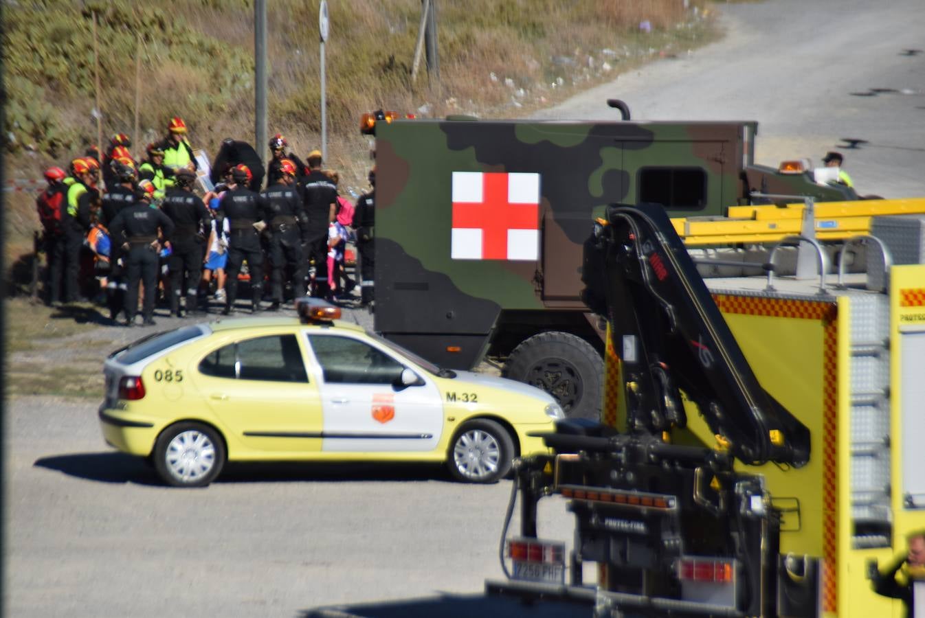 San Fernando acoge la mayor maniobra de adiestramiento a nivel andaluz sobre catástrofes