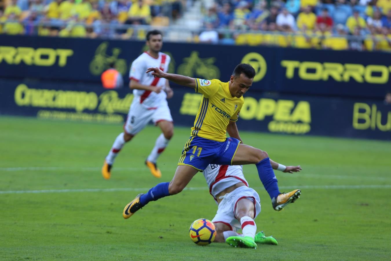 Las mejores imágenes del partido Cádiz-Rayo