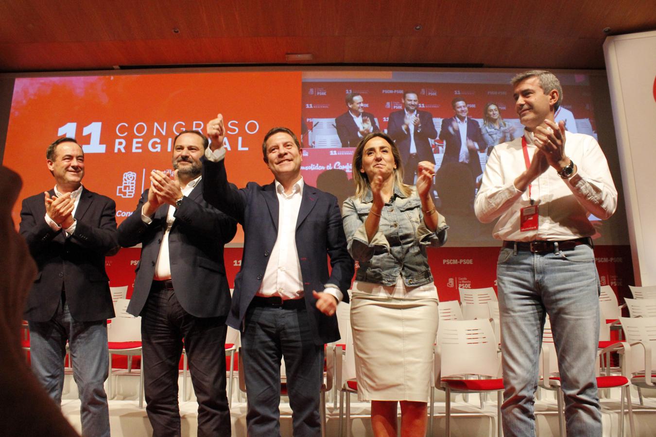 La clausura del Congreso regional del PSOE, en imágenes