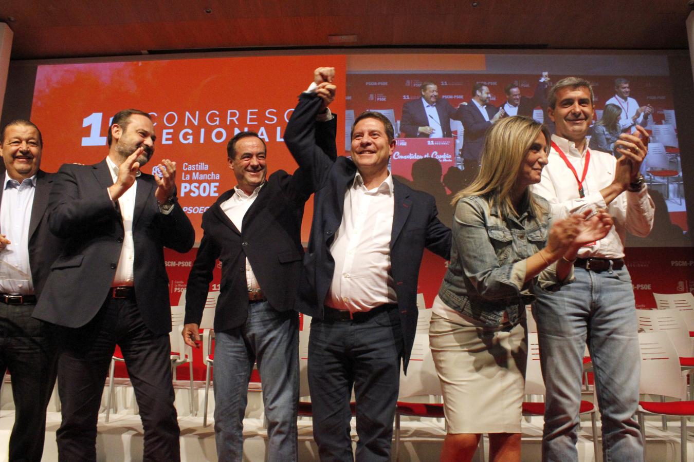 La clausura del Congreso regional del PSOE, en imágenes