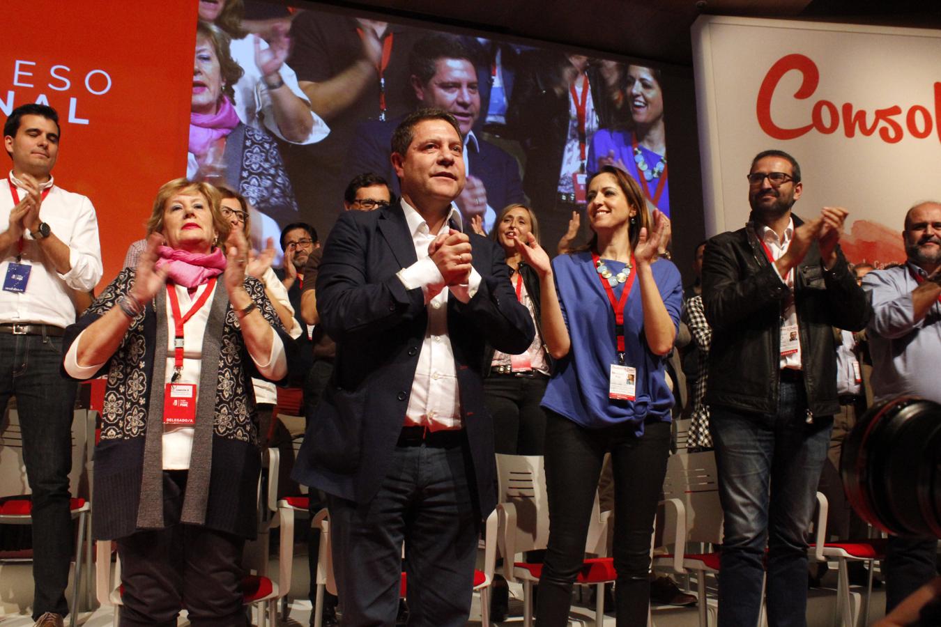 La clausura del Congreso regional del PSOE, en imágenes