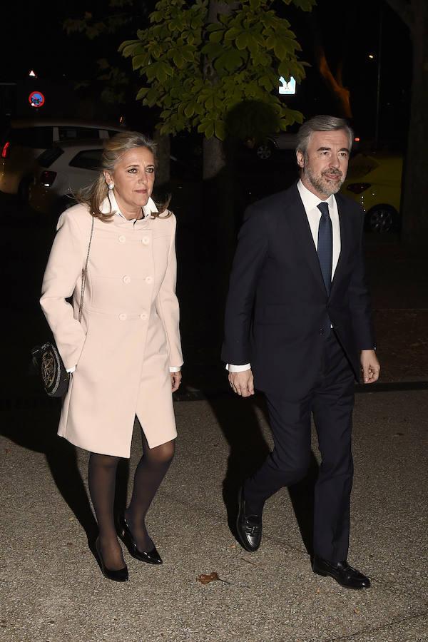 El político Ángel Acebes y Ana Pérez Martín. 