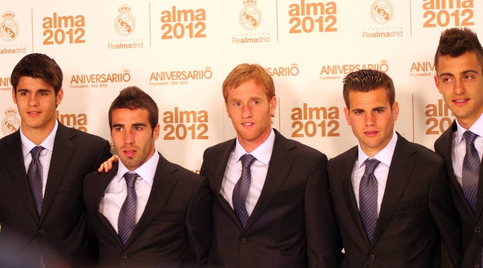 Morata, Carvajal, Álex, Nacho y Joselu