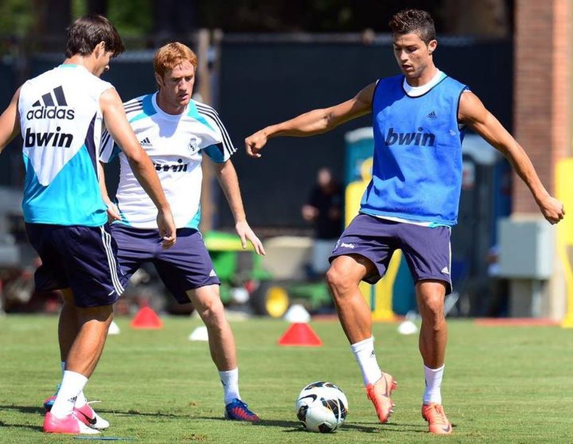 Entrenamiento con Cristiano Ronaldo