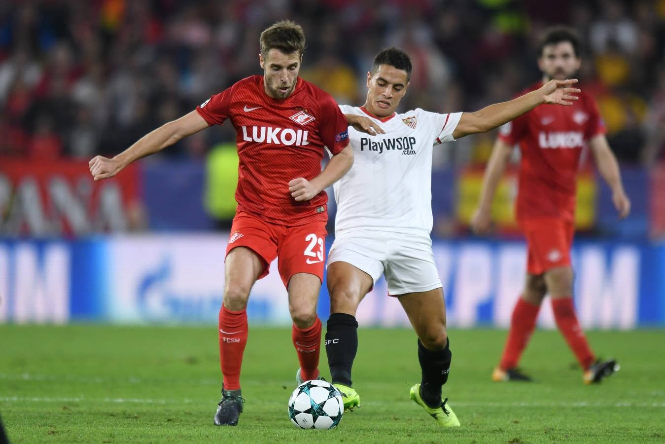 Las mejores imágenes de la victoria del Sevilla FC ante el Spartak