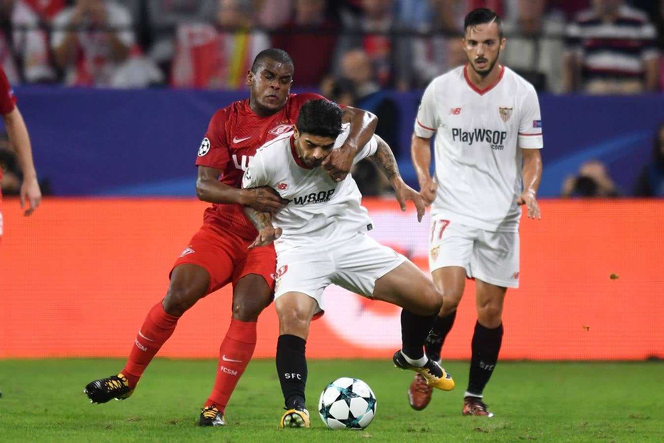 Las mejores imágenes de la victoria del Sevilla FC ante el Spartak