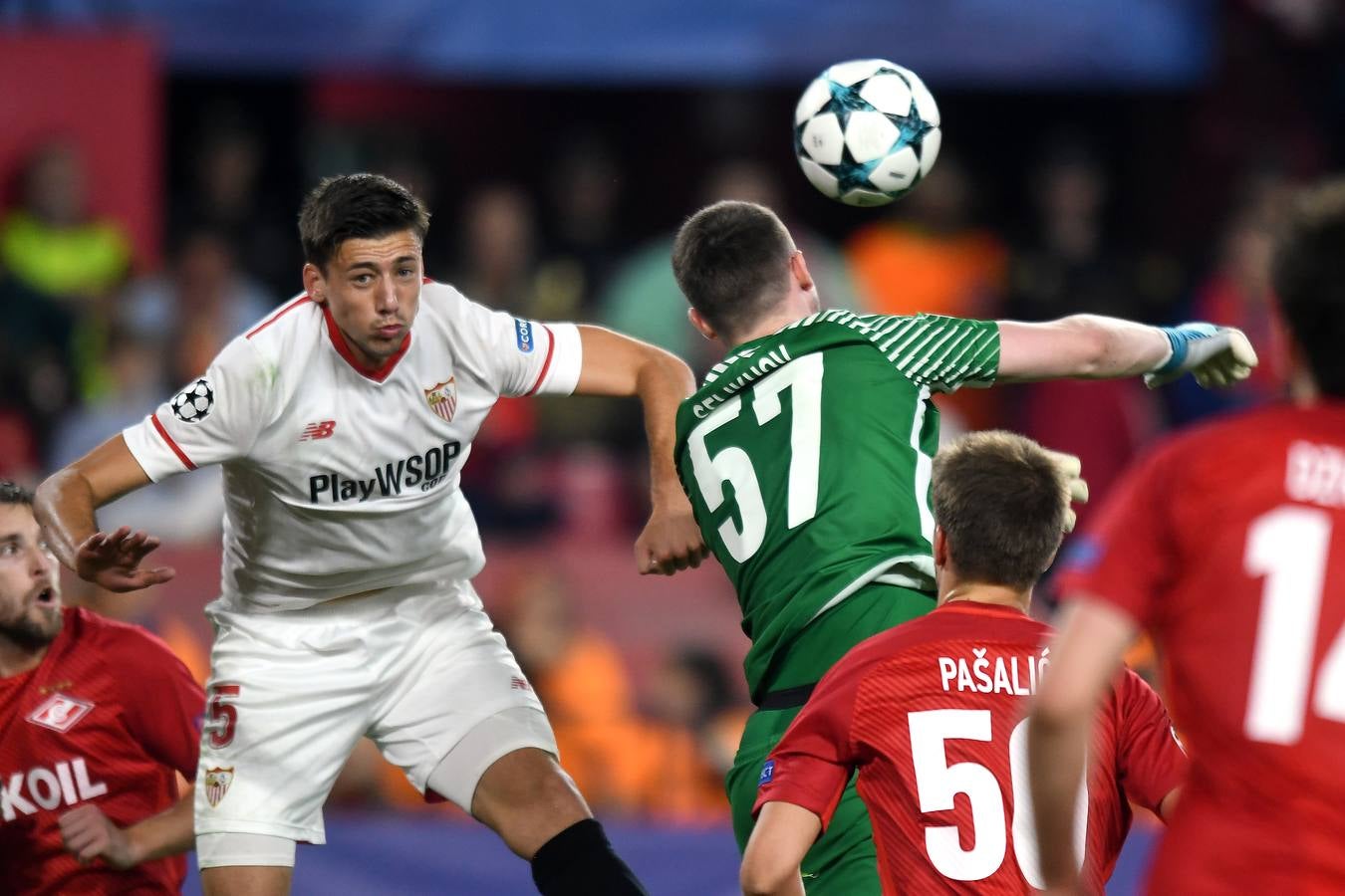 Las mejores imágenes de la victoria del Sevilla FC ante el Spartak