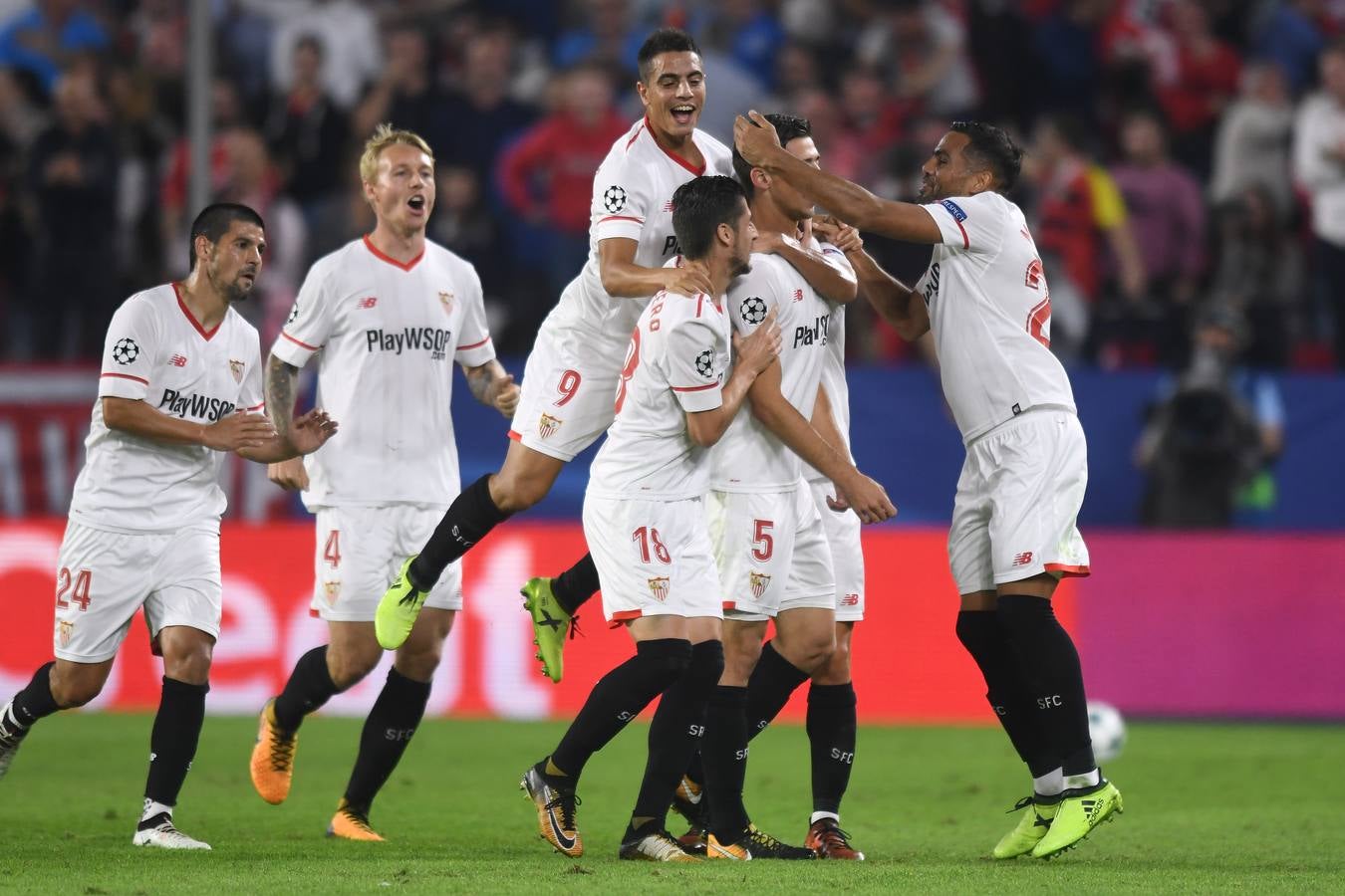 Las mejores imágenes de la victoria del Sevilla FC ante el Spartak