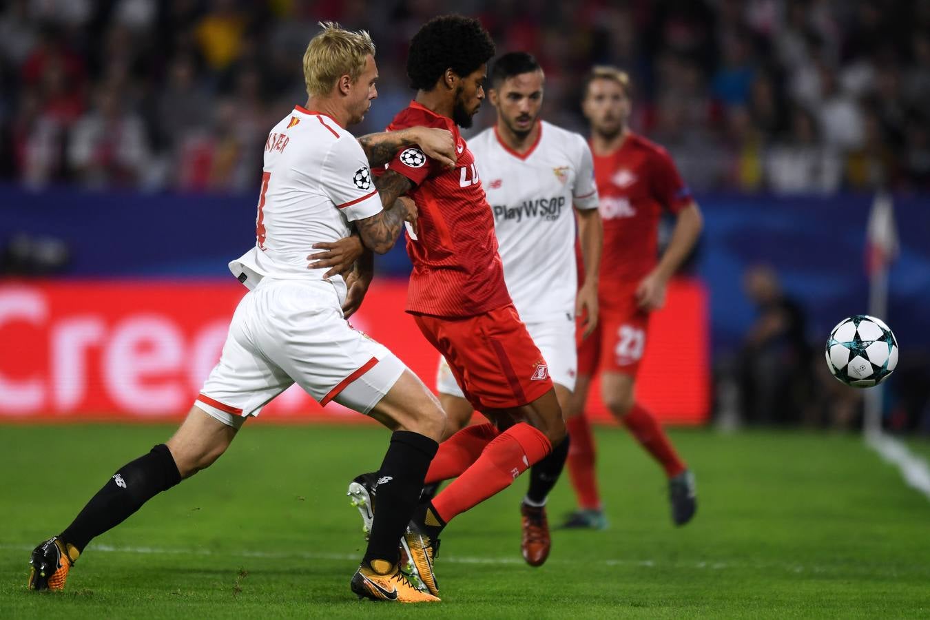 Las mejores imágenes de la victoria del Sevilla FC ante el Spartak