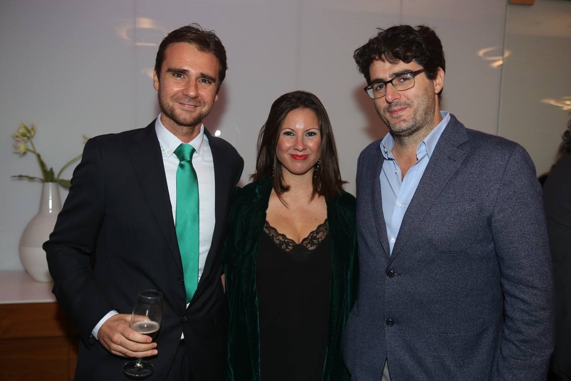 José María Aguilera, María Fernández-Trujillo y Diego Calvo. 
