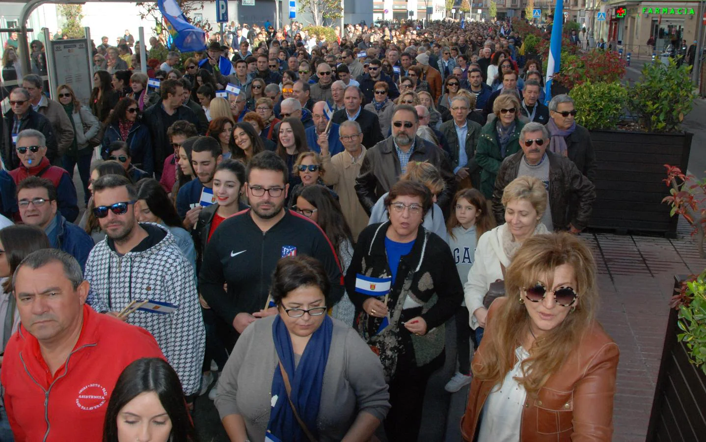 Multitudinaria manifestación en defensa de Talavera