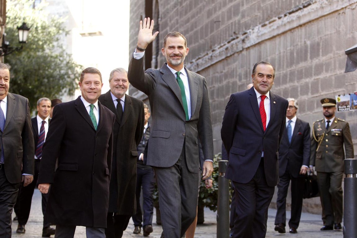 La visita de Felipe VI a Toledo, en imágenes