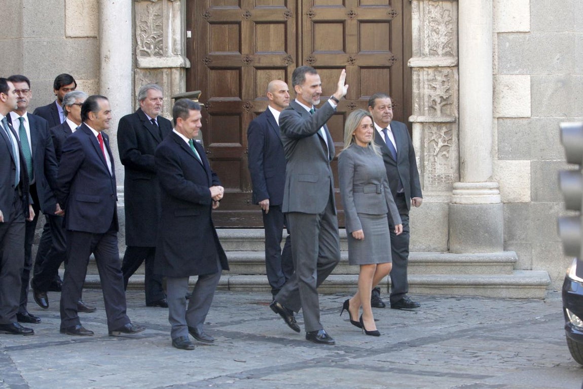 La visita de Felipe VI a Toledo, en imágenes