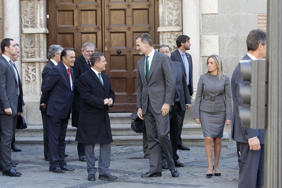 La visita de Felipe VI a Toledo, en imágenes