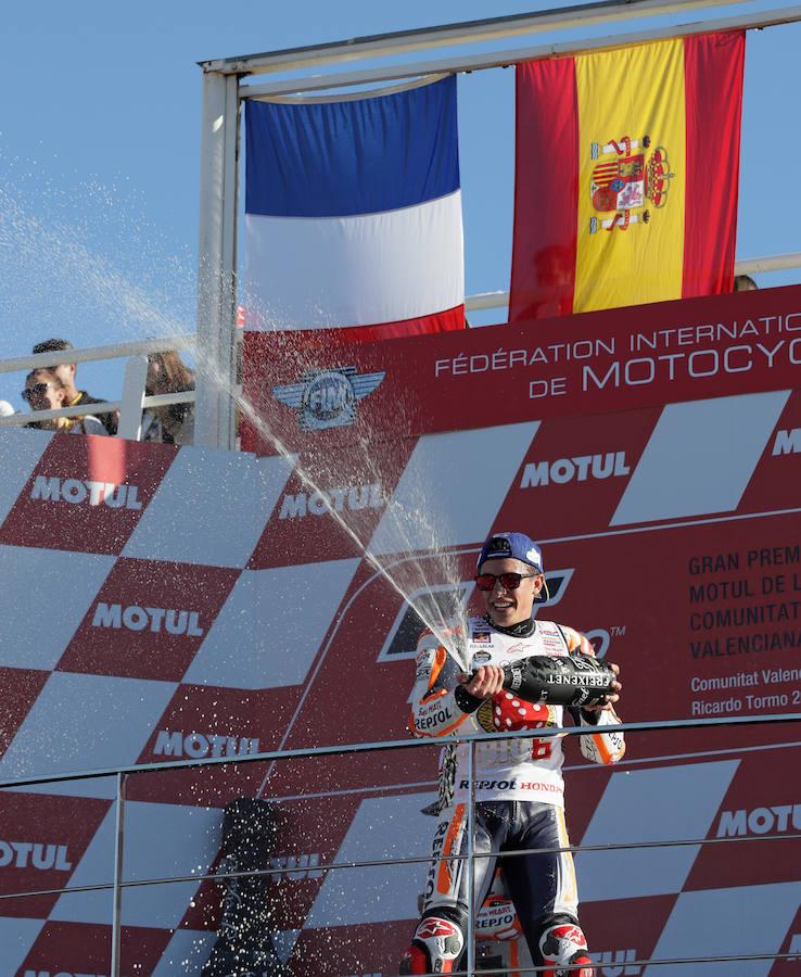 Las mejores imágenes del título de Marc Márquez