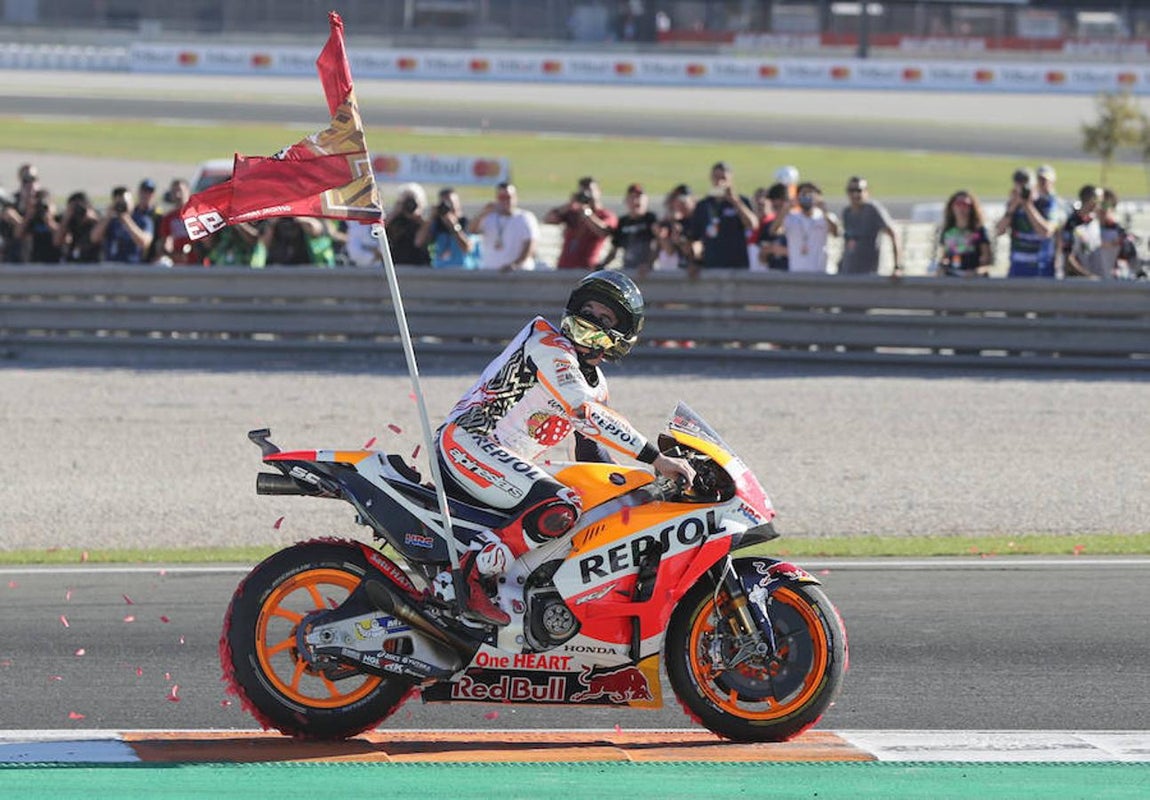 Las mejores imágenes del título de Marc Márquez