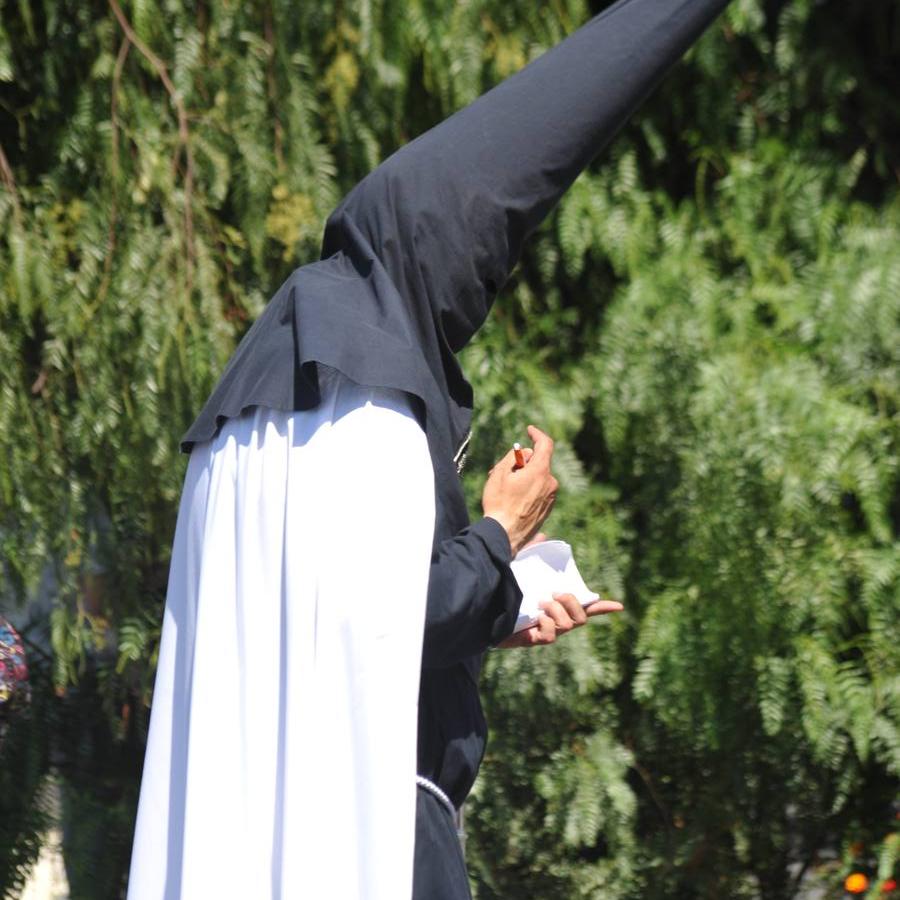 Nazarenos en la Semana Santa