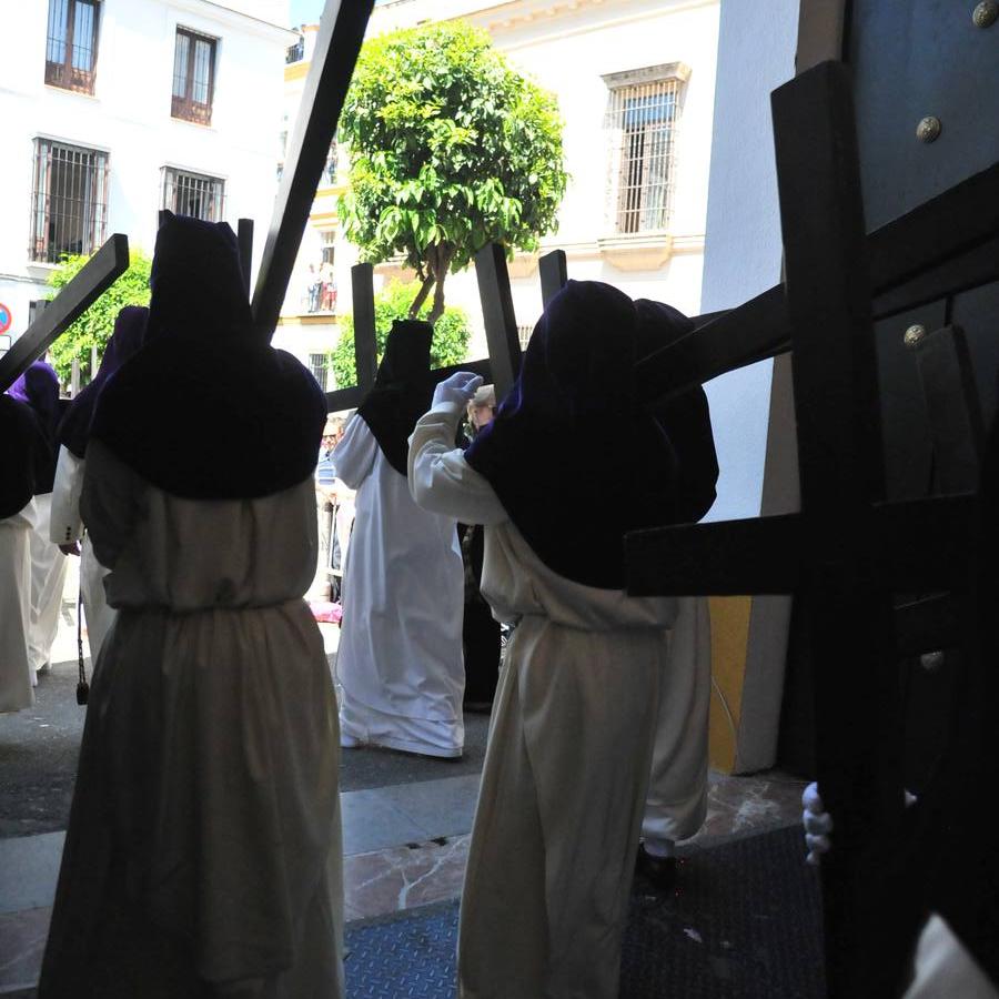 Nazarenos en la Semana Santa