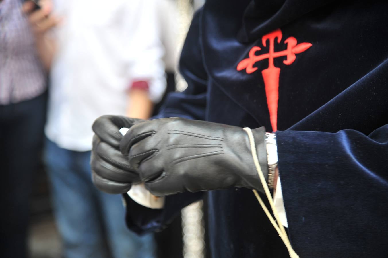 Nazarenos en la Semana Santa