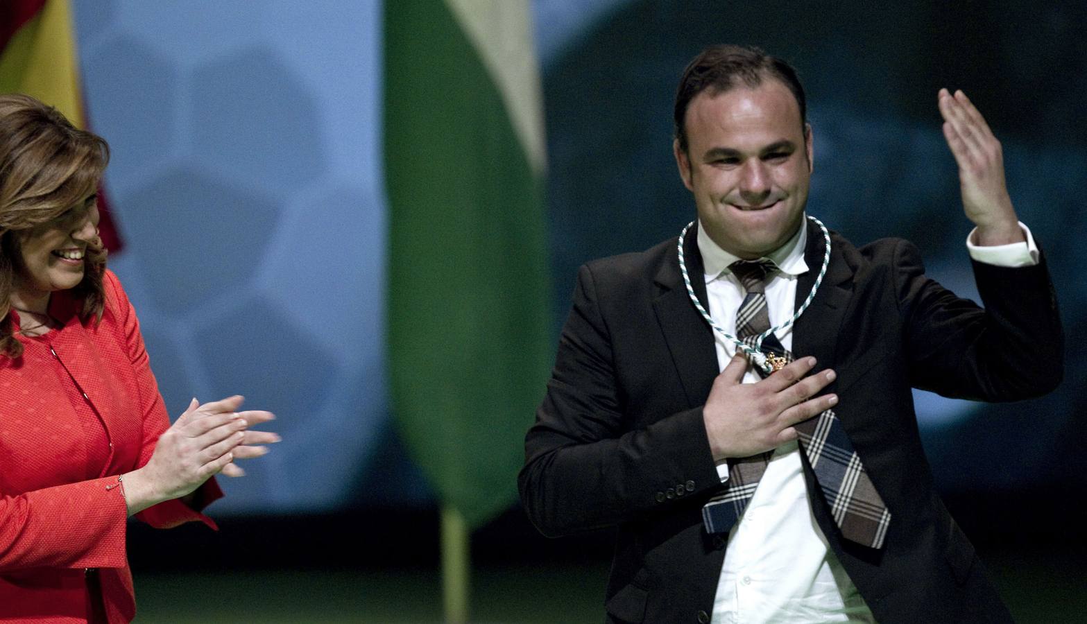 Ángel León tras recibir la Medalla de Andalucía