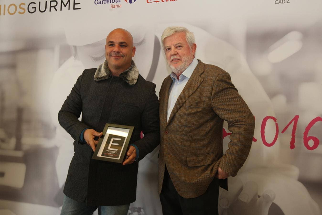 Ángel León, Carlos Maribona y Pepe Monforte en los I Premios Gurmé de La Voz de Cádiz
