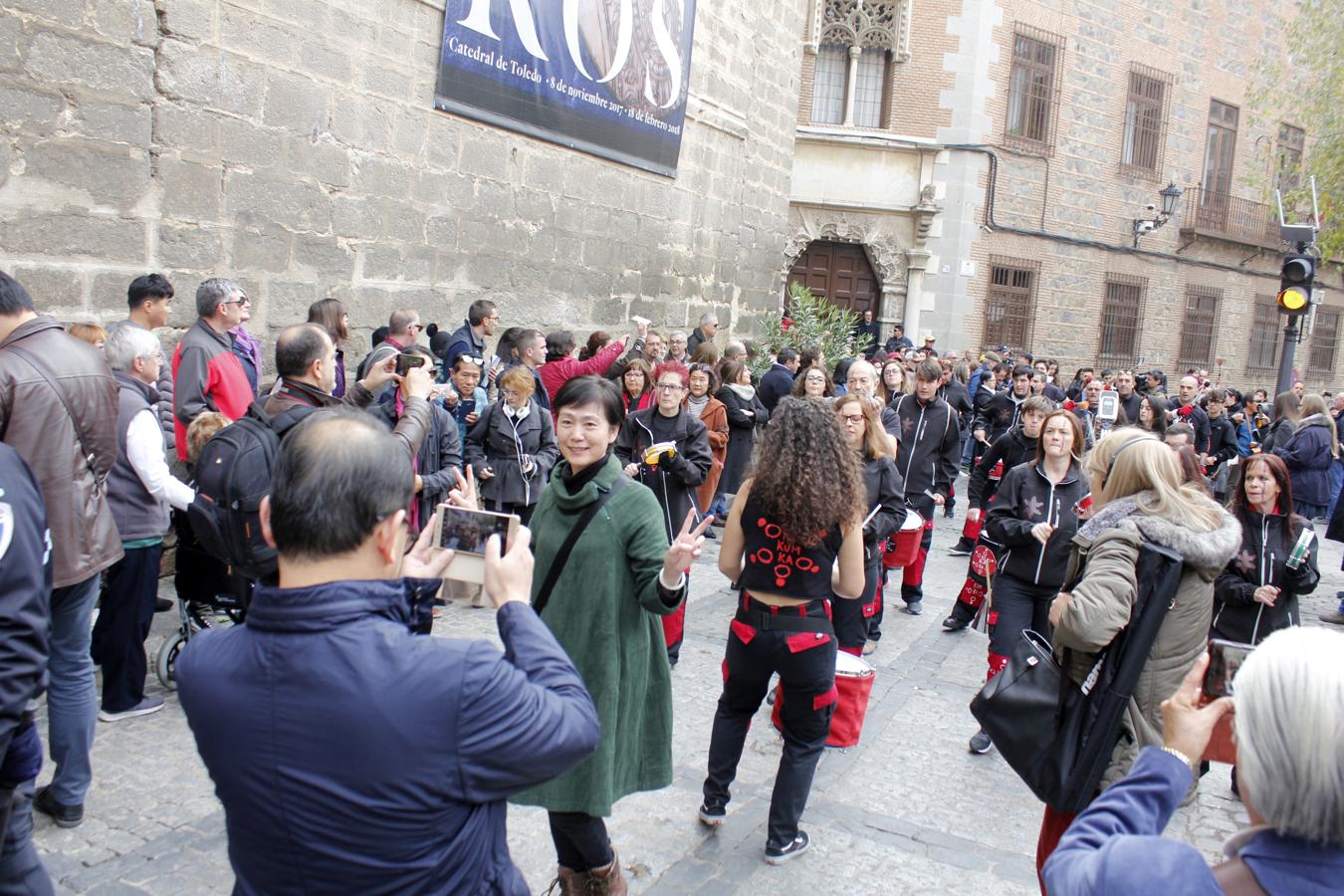 La marcha por la eliminación de la violencia de género en Toledo, en imágenes