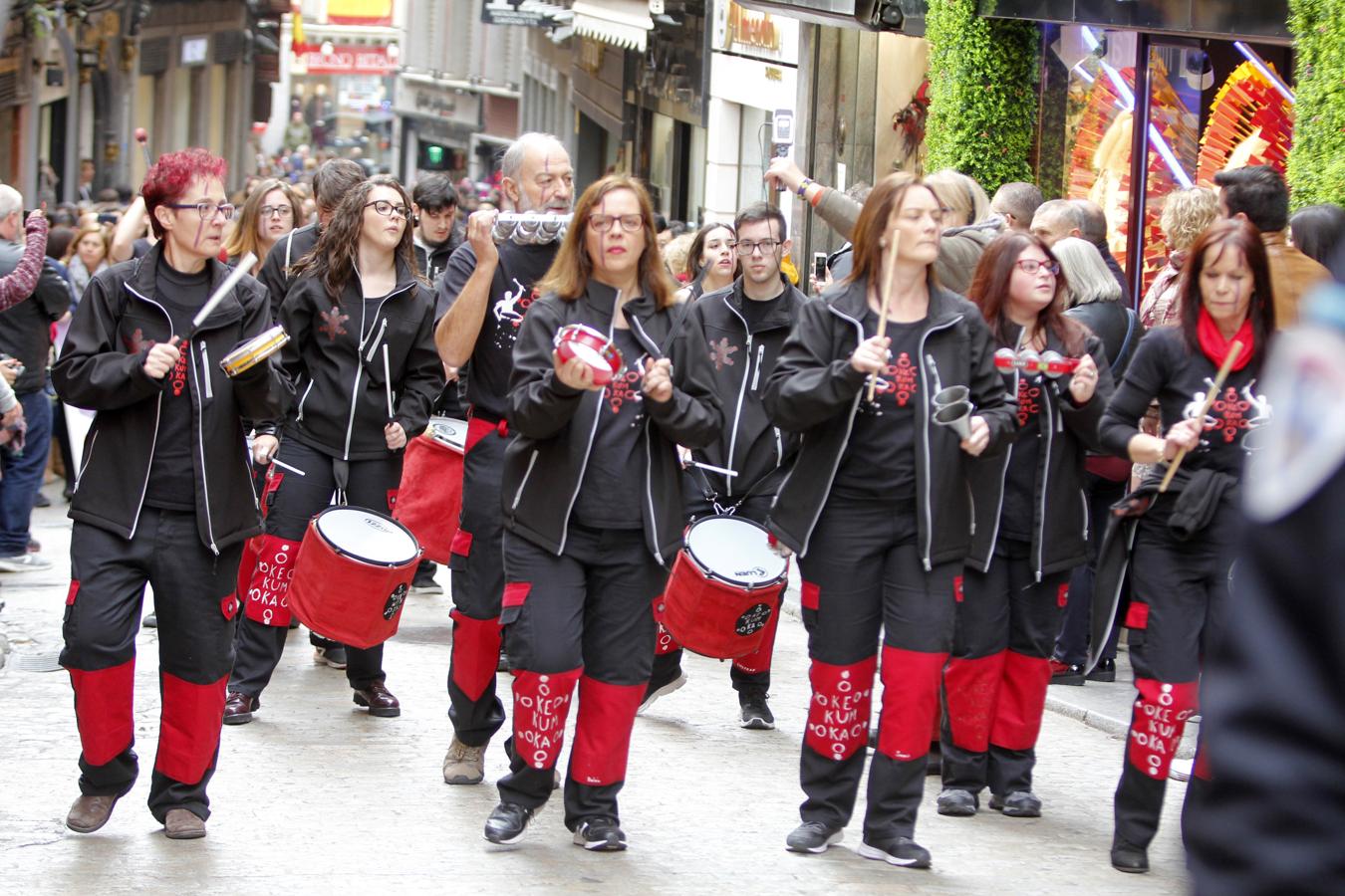 La marcha por la eliminación de la violencia de género en Toledo, en imágenes