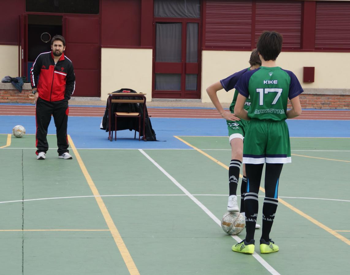 Las mejores imágenes del partido de fútbol sala cadete masculino entre San Patricio Soto Azul y Maristas Chamberí