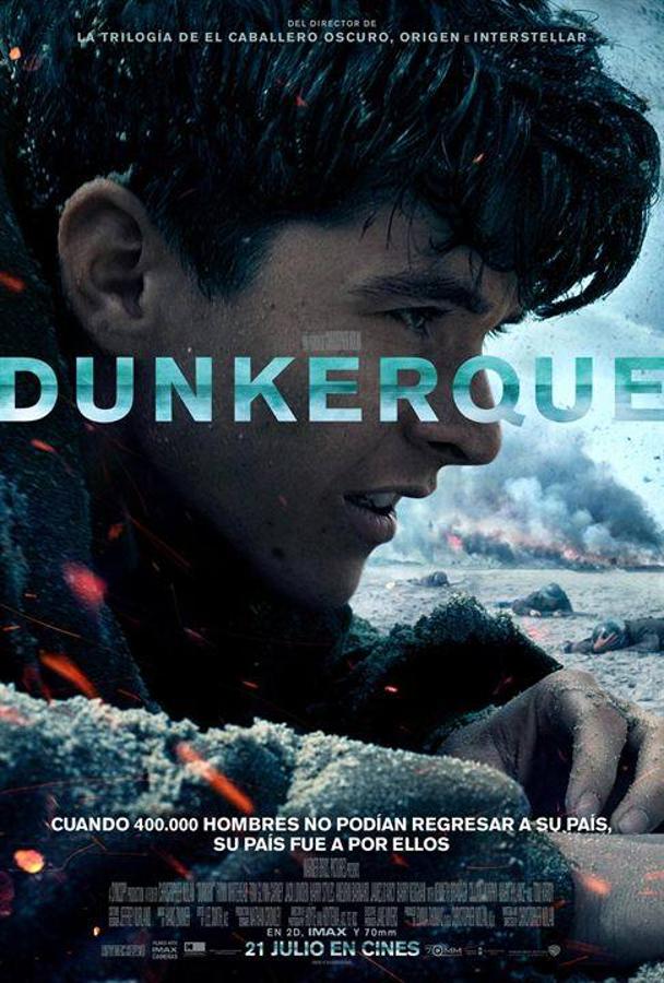 Finalista en la categoría de Mejor película de 2017. Dirigida por Christopher Nolan con Fionn Whitehead, Mark Rylance, Kenneth Branagh, Tom Hardy...