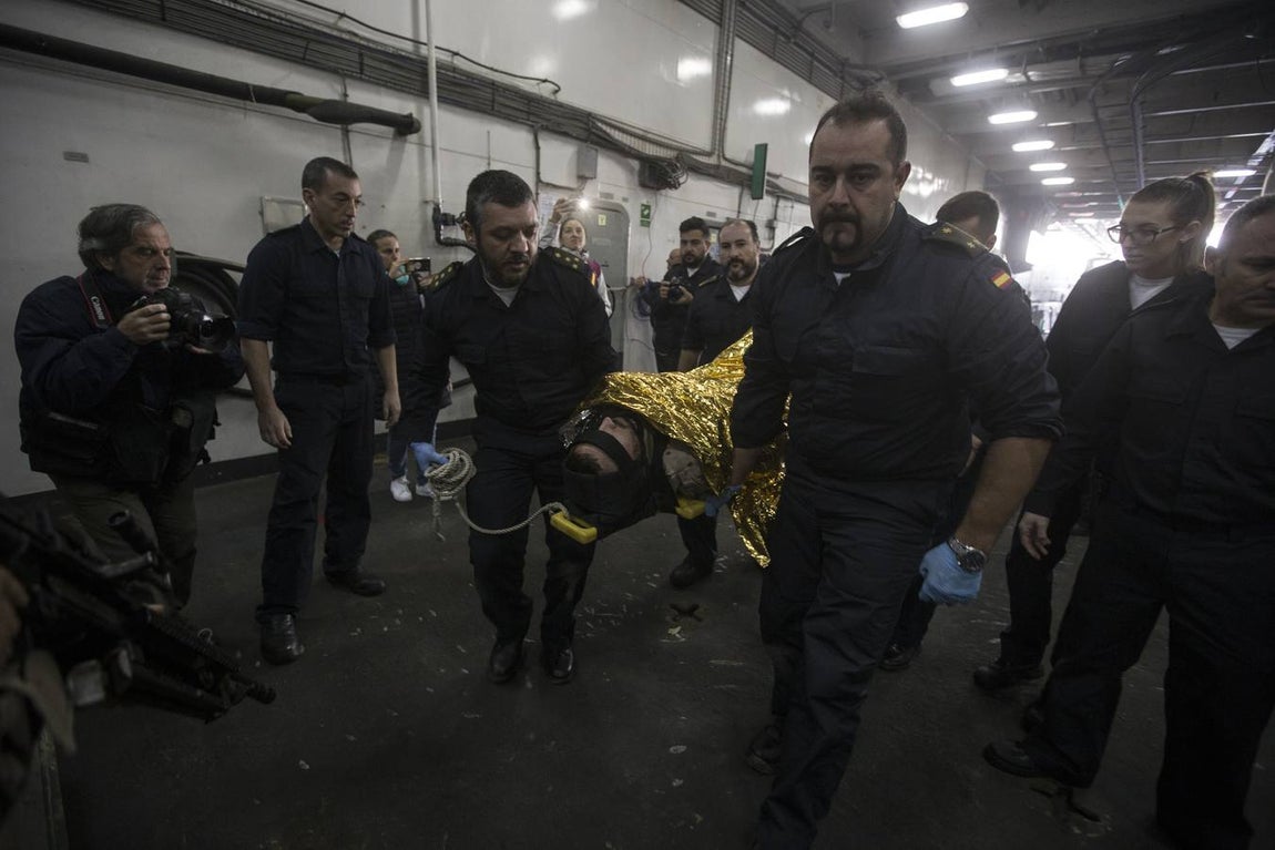 Dentro del ejercicio Marfibex de la Armada Española (I)