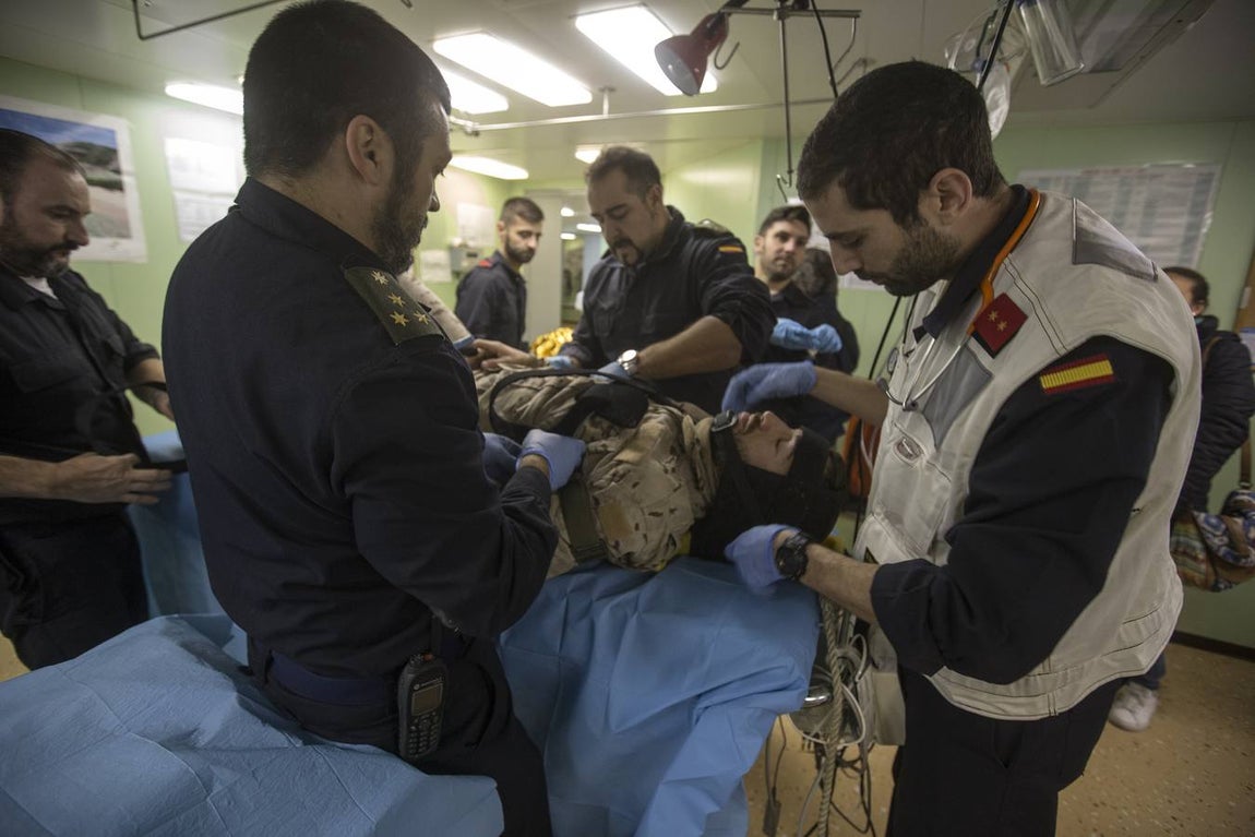 Dentro del ejercicio Marfibex de la Armada Española (I)