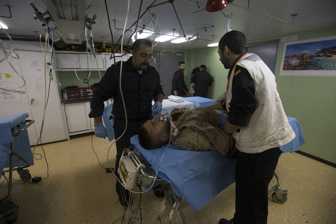 Dentro del ejercicio Marfibex de la Armada Española (I)