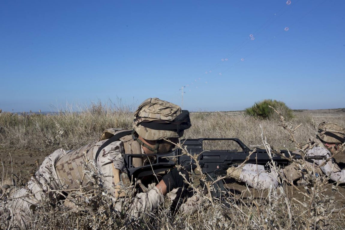 Dentro del ejercicio Marfibex de la Armada Española (II)