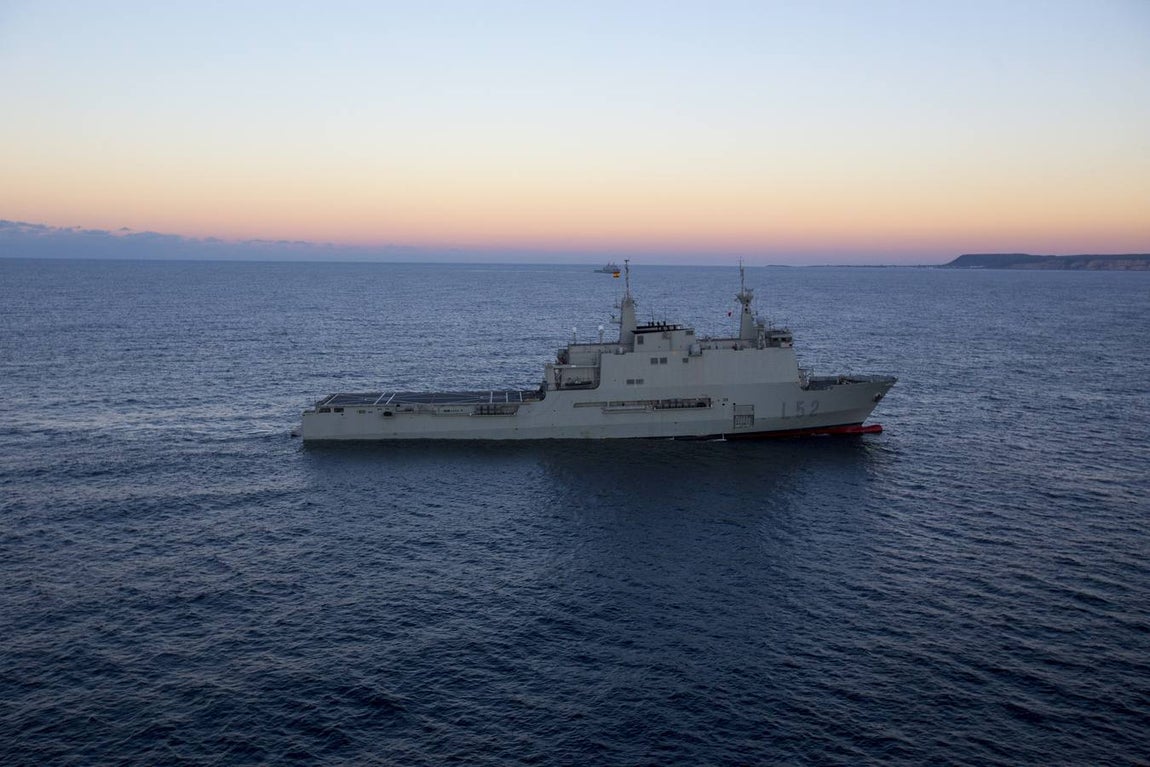 Dentro del ejercicio Marfibex de la Armada Española (I)