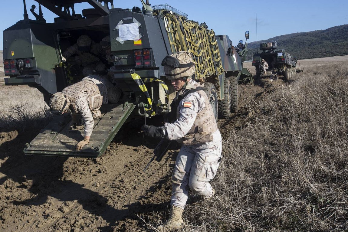 Dentro del ejercicio Marfibex de la Armada Española (II)