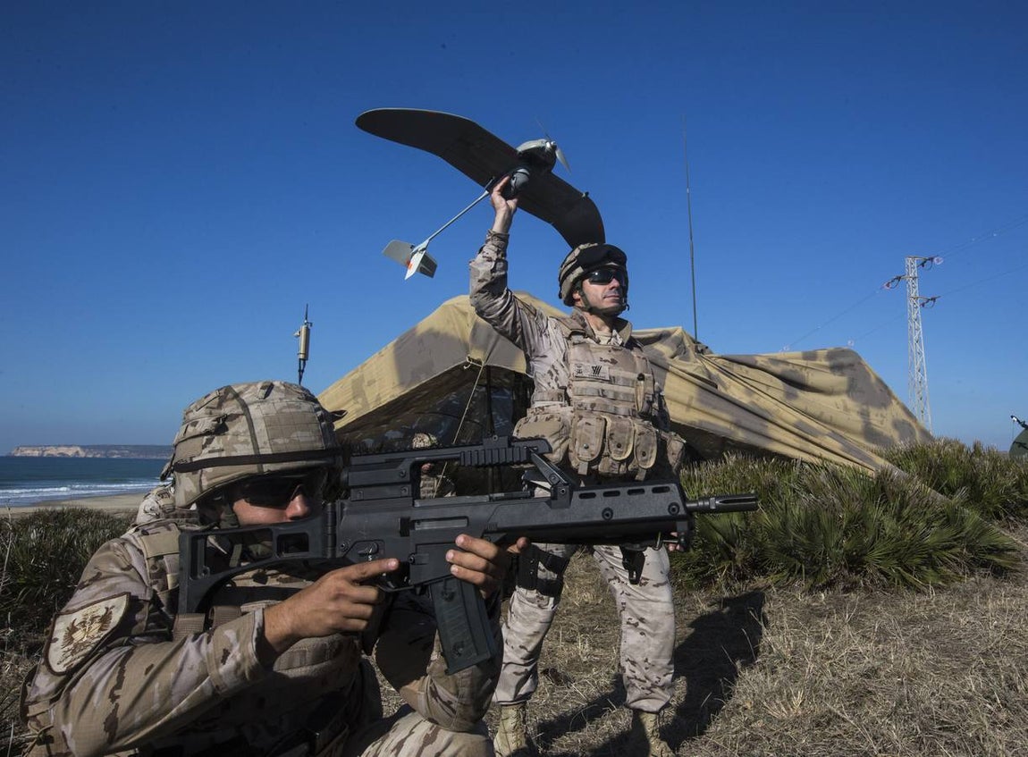 Dentro del ejercicio Marfibex de la Armada Española (II)
