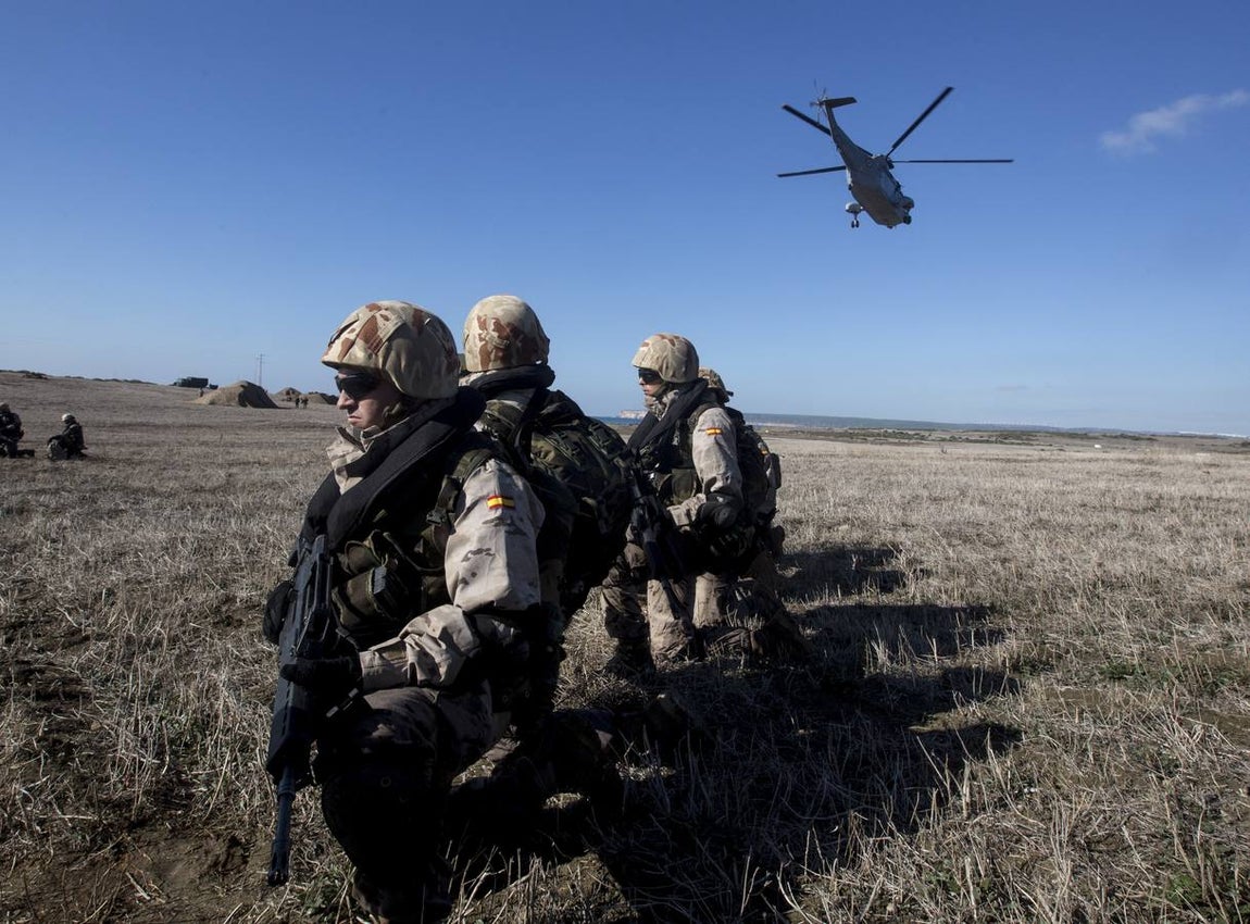 Dentro del ejercicio Marfibex de la Armada Española (II)