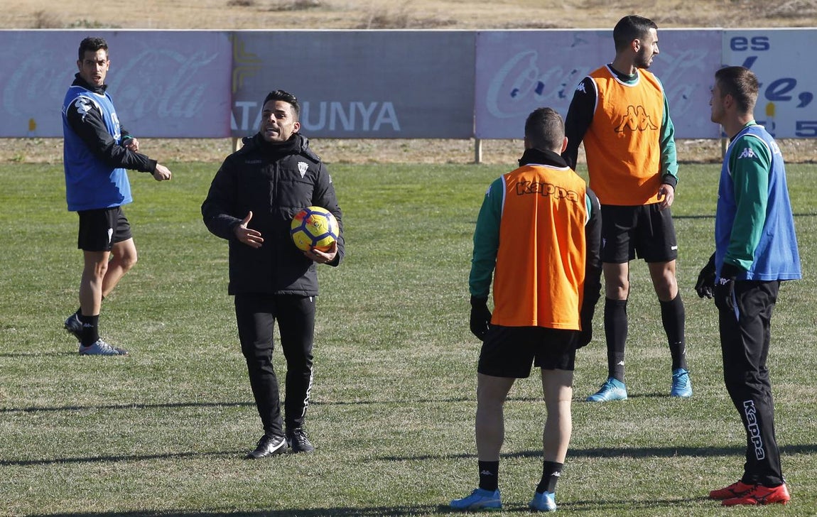 Imágenes del primer día de Jorge Romero como técnico del Córdoba CF