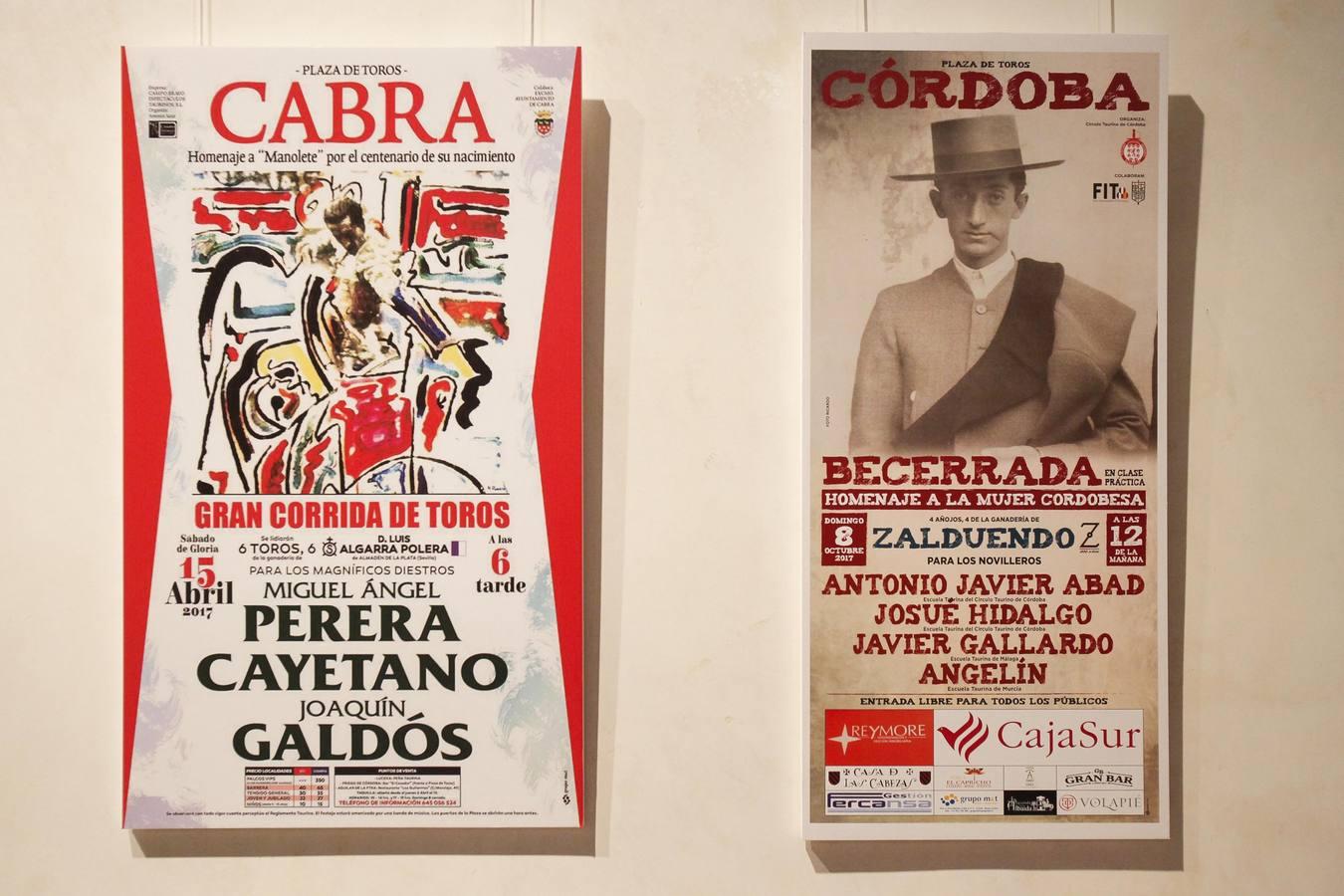 Los carteles dedicados a Manolete en su centenario